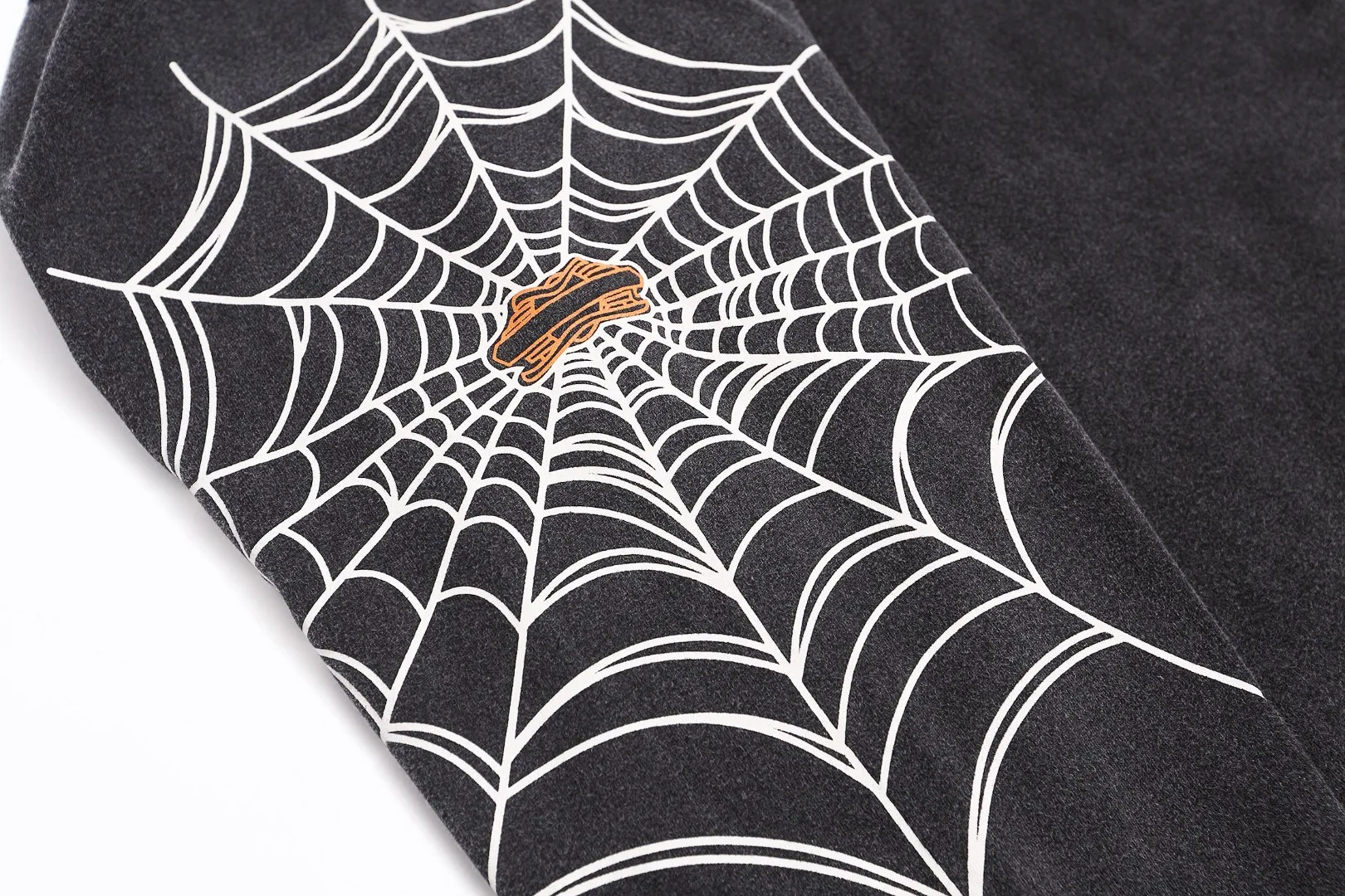 Saint Michael spider web splash ink VTG American high street washed loose long-sleeved base T-shirt Fabric: 260g Style number: SM18 Size: S-M-L-XL Color: Black Price: P156